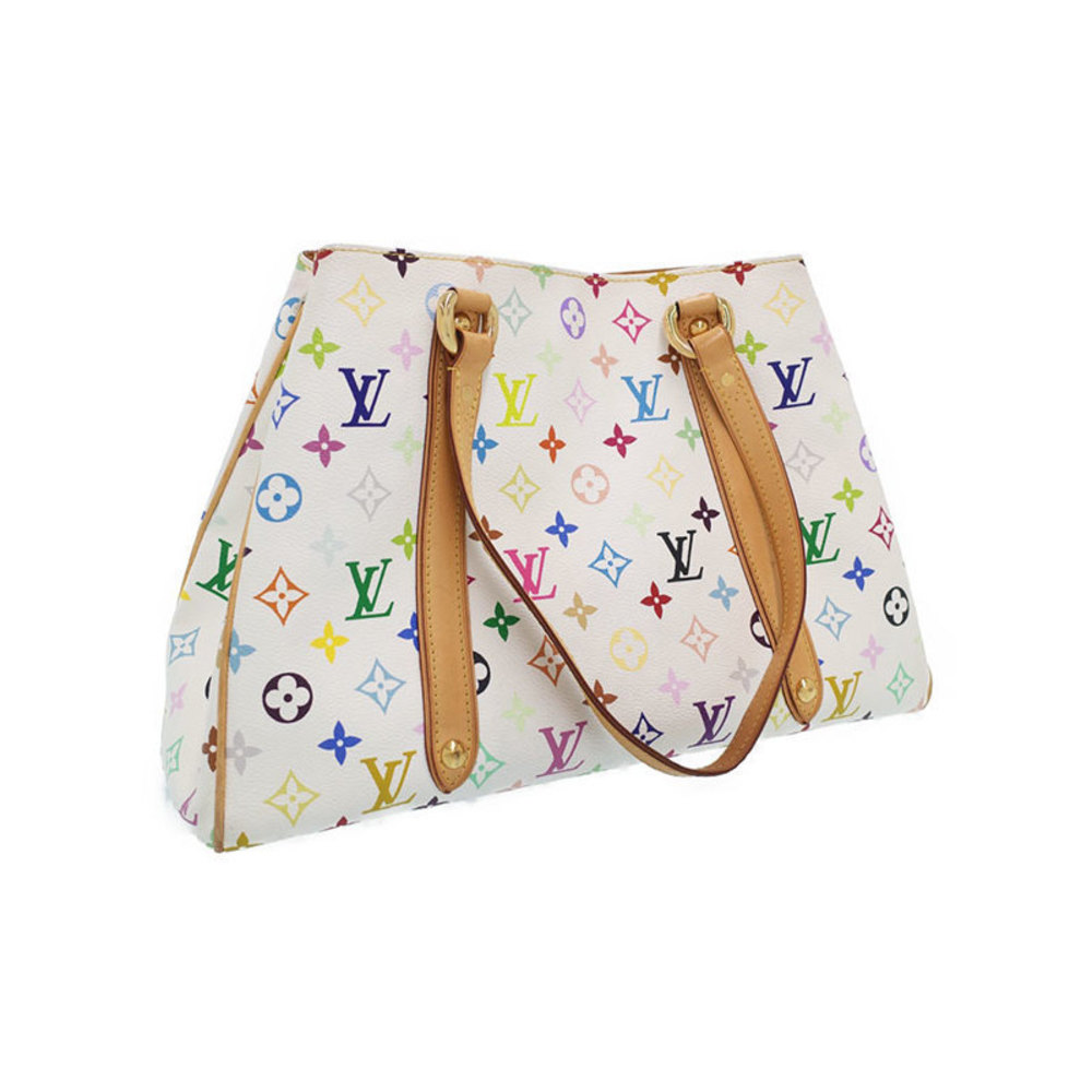 Louis Vuitton Tote Monogram Aurelia White Multicolor Bag